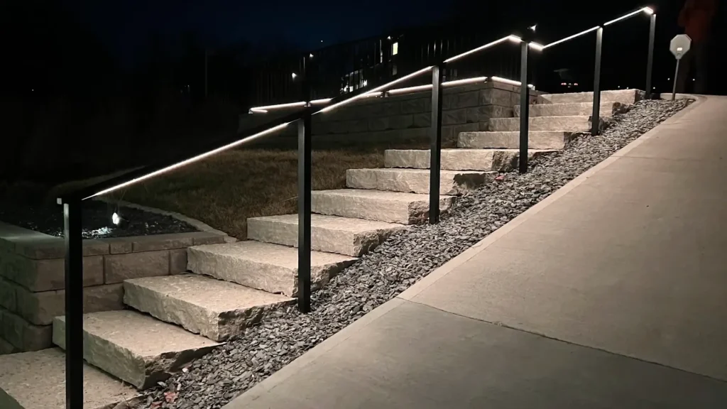 under rail lighting ideas for deck