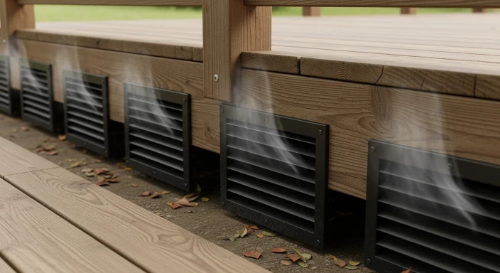 Deck Ventilation Installation