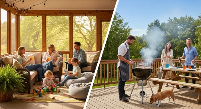 Deck vs screened porch which one is best for you in richmond