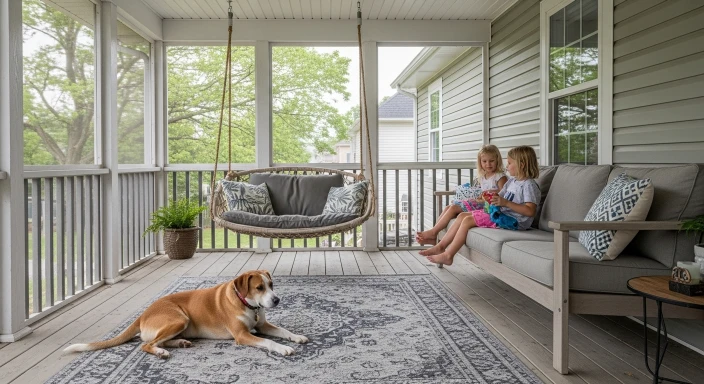 Deck vs screened porch ideas 8