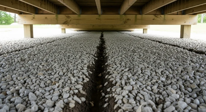 Gravel for Deck Drainage (1)
