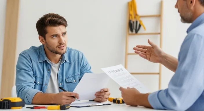 No Written Contract during garage construction