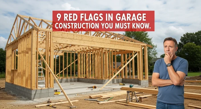 Red Flags to Watch for During Garage Construction