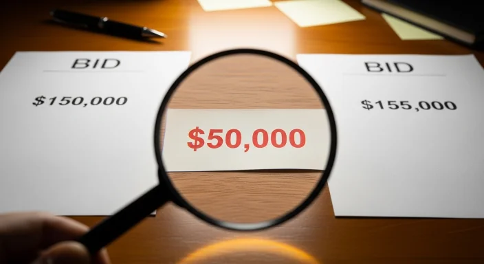 Scam contractors do Unrealistic Low Bids